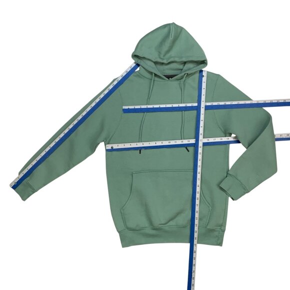 CVLZD Civilized Nations Just Because Hoodie Sweatshirt S Green Long Sleeve Logo - Picture 4 of 12